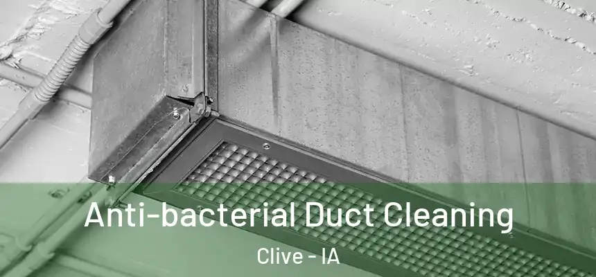 Anti-bacterial Duct Cleaning Clive - IA