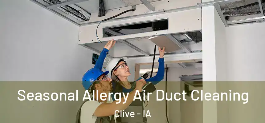 Seasonal Allergy Air Duct Cleaning Clive - IA